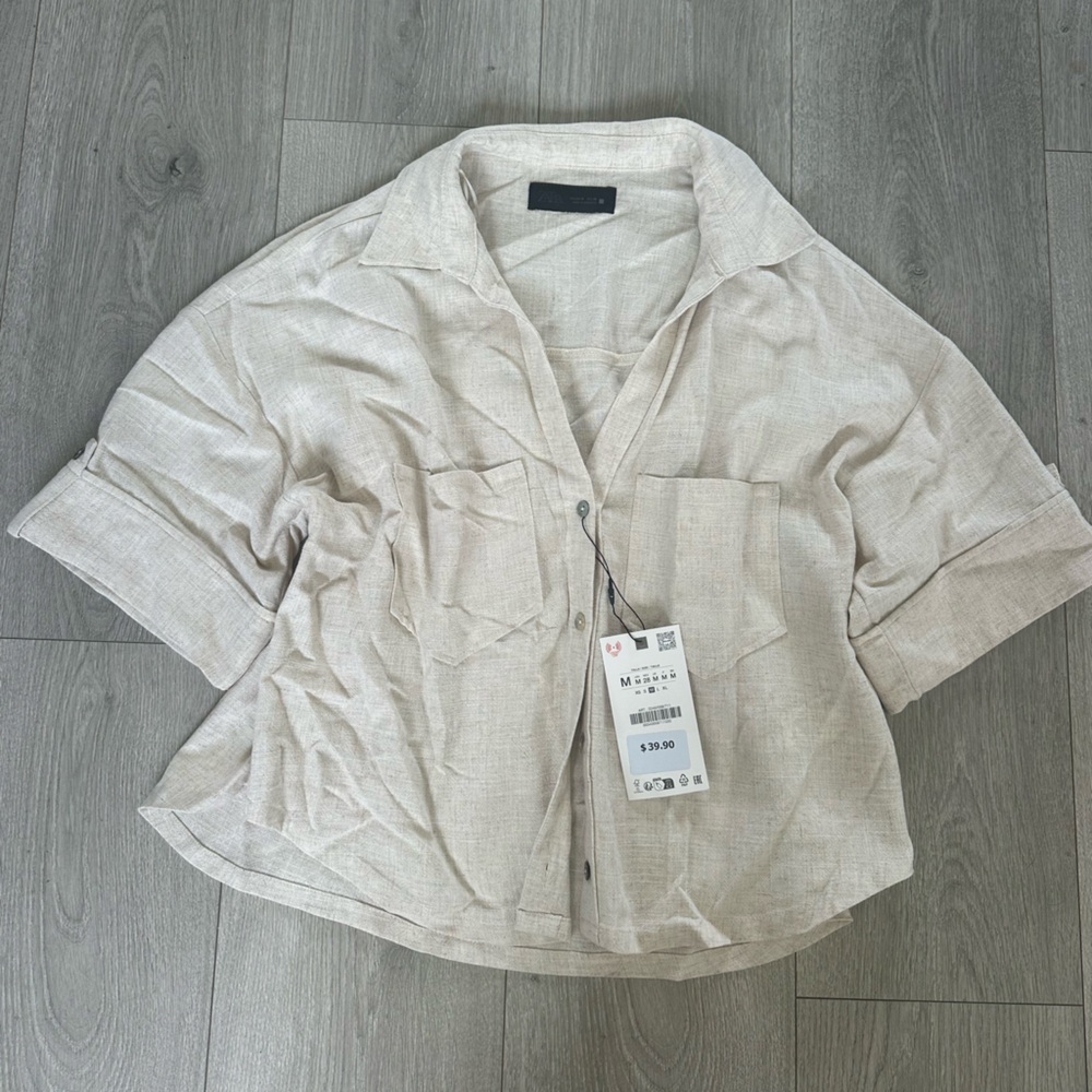 Zara Button-Up Short Sleeve